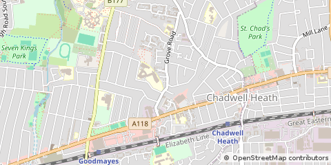 Map of Romford