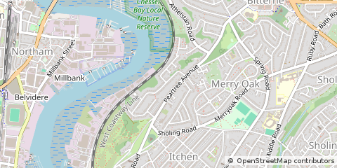 Map of Southampton