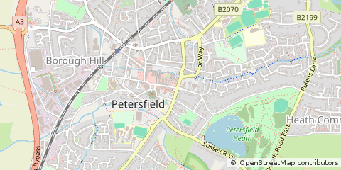 Map of Petersfield, Hampshire