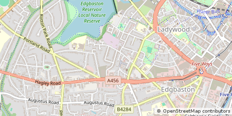 Map of Birmingham