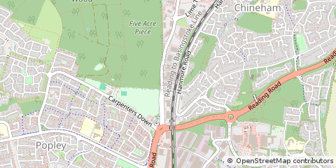 Map of Basingstoke, Hampshire