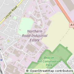 Map of Newark, Nottinghamshire