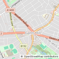 Map of Ilford, Essex