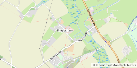 Map of Deal, Kent