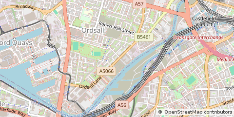 Map of Salford