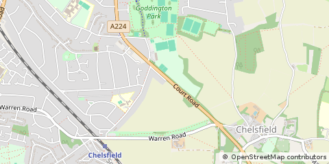 Map of Orpington, Kent