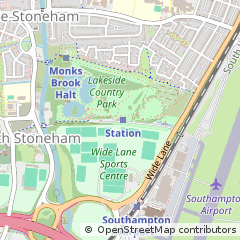 Map of Eastleigh, Hampshire