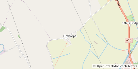 Map of Bourne, Lincolnshire