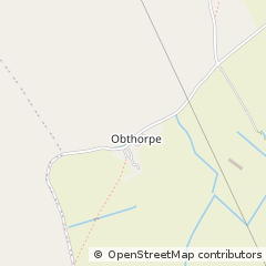 Map of Bourne, Lincolnshire