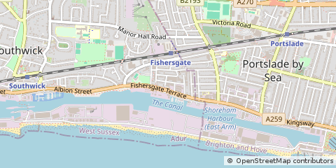 Map of Brighton