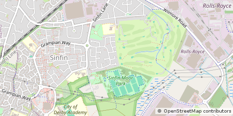 Map of Derby