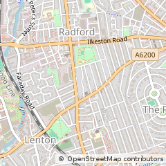 Map of Nottingham