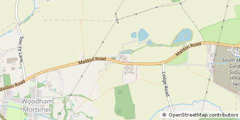 Map of Maldon, Essex