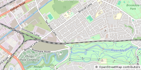 Map of Manchester