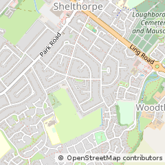 Map of Loughborough, Leicestershire