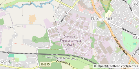 Map of Swansea