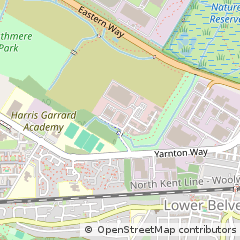 Map of Erith, Kent