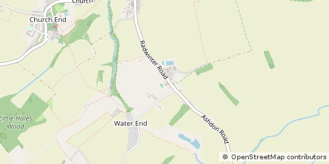 Map of Saffron Walden, Essex