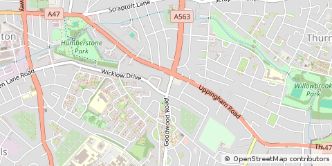 Map of Leicester