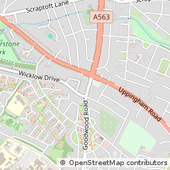 Map of Leicester