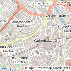 Map of Sheffield