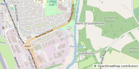 Map of Aberdeen