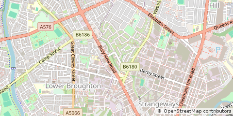 Map of Manchester
