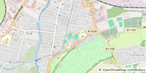 Map of Lincoln, Lincolnshire