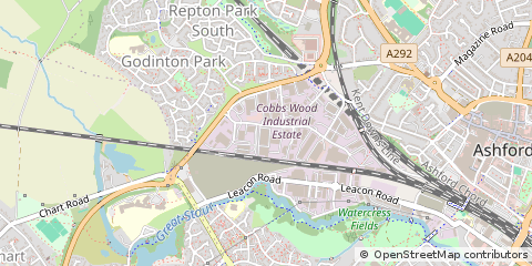 Map of Ashford