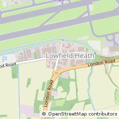 Map of Crawley, West Sussex