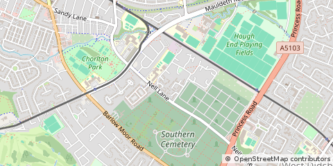 Map of Manchester