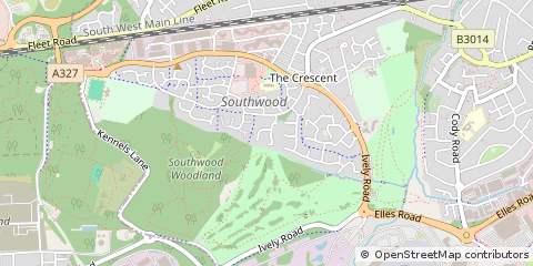 Map of Farnborough