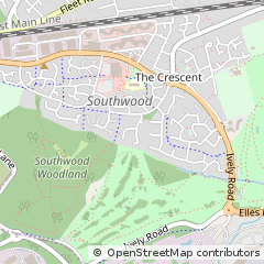 Map of Farnborough