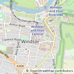 Map of Windsor, Berkshire