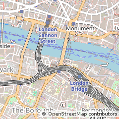 Map of London Bridge, London