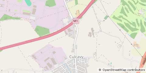 Map of Hillsborough, County Down