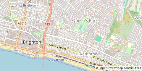 Map of Brighton, Leeds