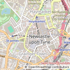 Map of Newcastle Upon Tyne