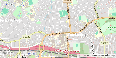 Map of Salford