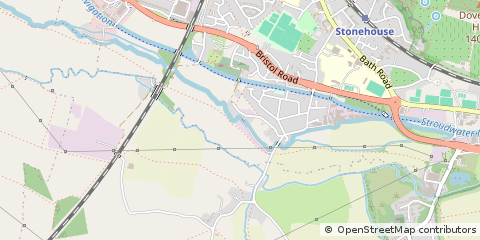 Map of Stonehouse, Gloucestershire