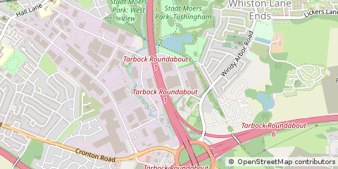 Map of Liverpool, Merseyside