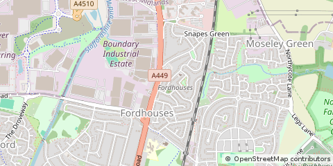 Map of Wolverhampton, West Midlands