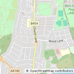 Map of Kingsbury, London