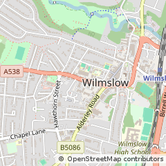 Map of Wilmslow