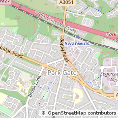 Map of Southampton, Hampshire