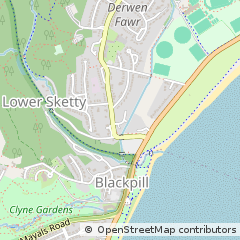 Map of Swansea