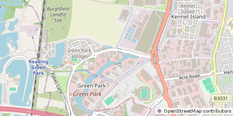 Map of Reading, Berkshire