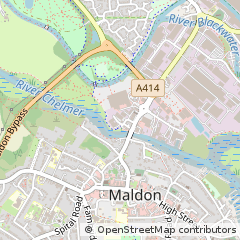Map of Mill Lane Maldon, Essex