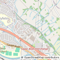 Map of Treforest, Pontypridd