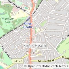 Map of Birmingham, West Midlands